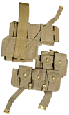 UK P08 Khaki Web Ammo Pouches