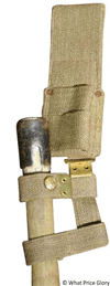 UK P08 Bayonet Frog and  Entrenching Tool Helve Carrier