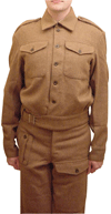 UK P-40 Battledress Jackets and Trousers (Package)